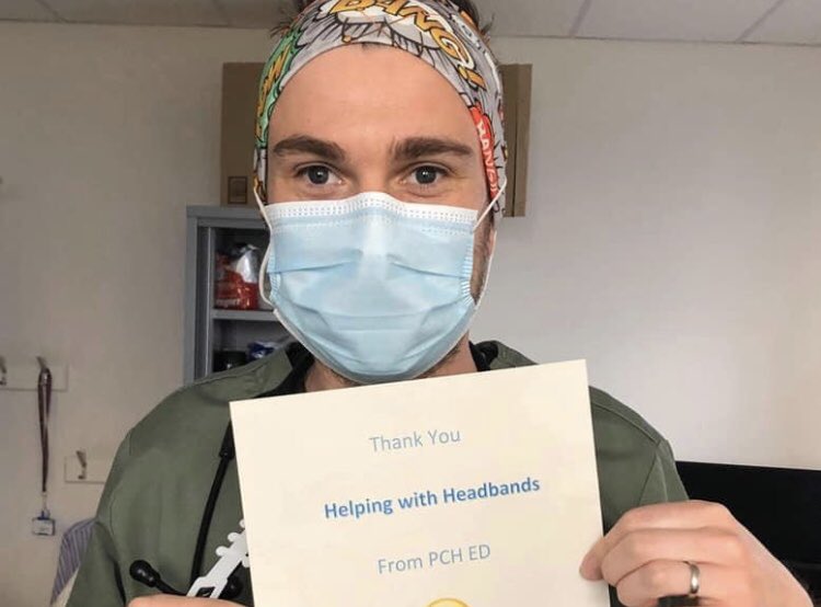 A big thank you to all our hardworking sewers, making our hero NHS staff feel comfortable while looking fabulous! 🧵 🐝😍
Please do not hesitate to contact us if you are a key worker with sore ears 👂 we can help you! ❤️

<a href="/RoyalMail/">Royal Mail</a> <a href="/OakhamPolice/">OakhamPolice</a> <a href="/nottspolice/">Nottinghamshire Police</a> 
#headbands #Sunday