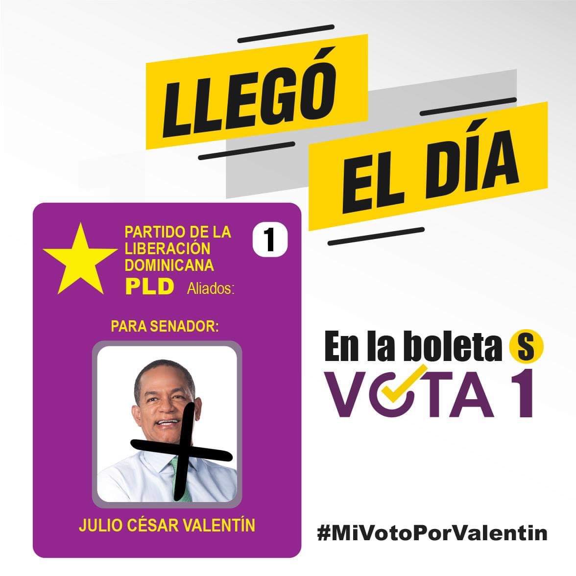 TodosValentin's tweet photo. Hoy #MiVotoPorValentin #Elecciones2020RD https://t.co/MCj8kmgvXw