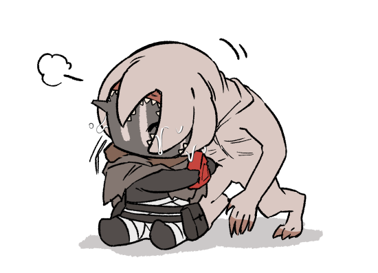 「必ず食われる 」|エイリゾのイラスト