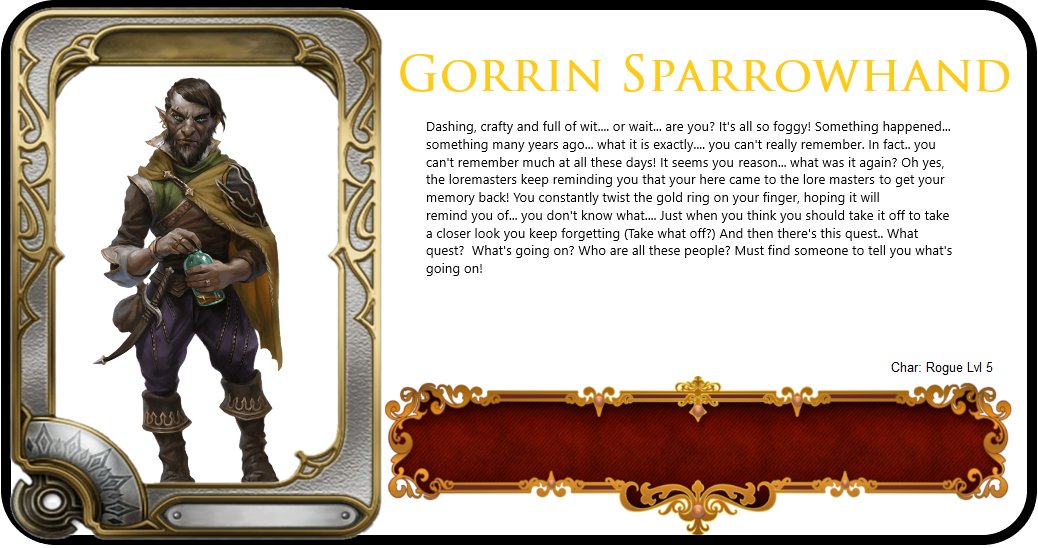 DumDumDie's tweet photo. A snapshot of the Bio, our player Leena created for the game she ran this morning (first time GMing) at the @FanConComicCon online roleplaying section :) So proud of her :) #FirstTimeGm #Dnd5e #DungeonsAndDragons #CelebrateFancon2020 https://t.co/1jgxhLqiHY