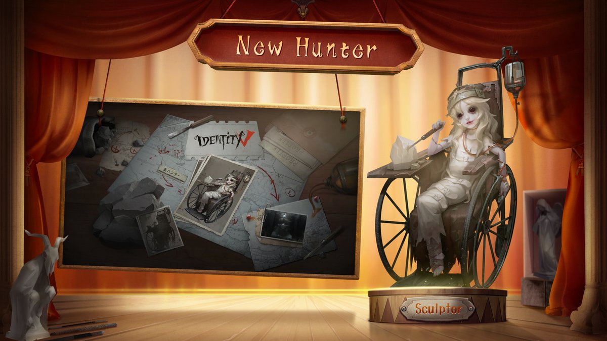 Identity V Pa Twitter Dear Detectives Let S Welcome A New Lady And New Gentleman To Our Manor New Hunter The Sculptor And New Survivor The Painter Will Be Able To Meet You