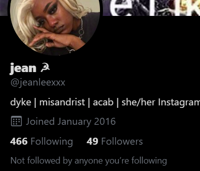 Part 12/ Left: Marxist Leninists, Tankie for CCP, Pronouns (Homosexual, Self Hating about being White British Male, Supports BLMRight: Hammer&Sickle, Misandrist (Hater of Men), ACAB (Hater of Cops), Prounouns and Dyke (Homosexual)