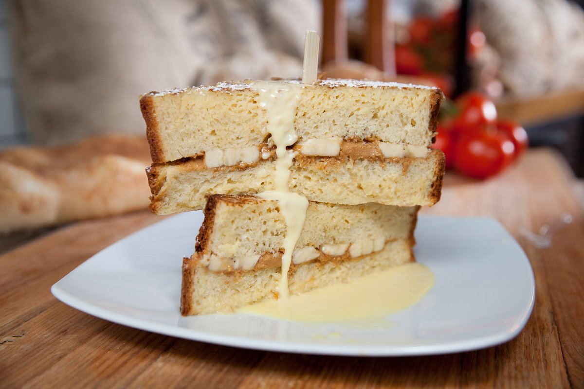 We put a whole new spin on #Brunch. Stop in today from 11 am - 3 pm and get The Elvis (house-made French toast + peanut butter + sliced banana + crème anglaise).

Brunch Menu - butchersandbakers.com/brunch-menu

#butchersandbakers