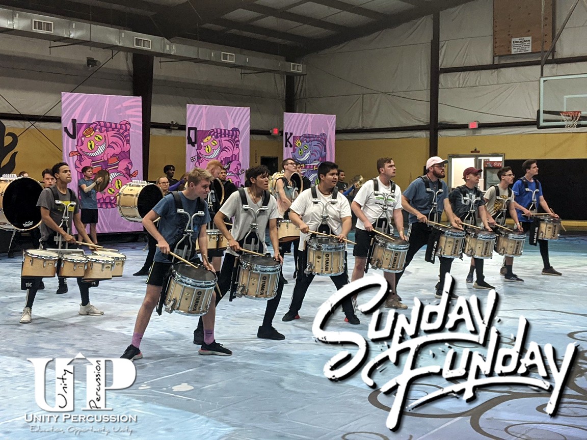UnityPercussion's tweet photo. This Sunday Fun Day was from a rehearsal directly after our last competition where we kicked it into high gear to finish the season strong. The snares were featured and were ready to throw down!
#SundayFunday #UnityPercussion #unitypercussion #RiseUP #UP2k20 #UPSnares https://t.co/tzB2PpVlCK