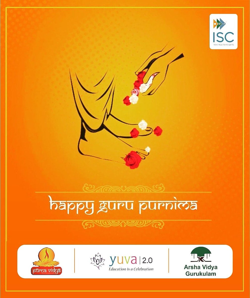 ReachISC's tweet photo. It is an incomparable journey where the Guru leads you from the visible to the invisible, from the material to the divine, from the ephemeral to the eternal. Thanks for being my Guru. #HappyGuruPurnima
@purnavidya  @KidsPurnavidya #ArshaVidya #Yuva https://t.co/Q6CaRDolMF