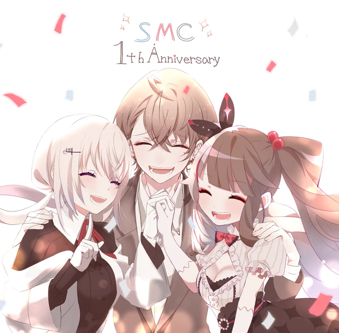 #加画美 #れなの鳥っくあーと  #はかせレポート  #SMC組一周年  いつも3人に沢山元気をもらっています☺️ 2年目も、もっともっと先の未来もずっとSMC組の活躍を応援しています! 1周年本当におめでとうございます🎉✨☺️✨🎊 