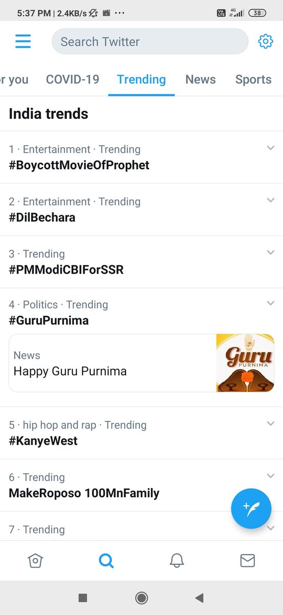 SwatiVatsh's tweet photo. Do kadam bs do kamdam chal do na sath mere(@itsSSR) 
It's treading no. 3 now 

#PMModiCBIForSSR https://t.co/qz9EE4Qa2w