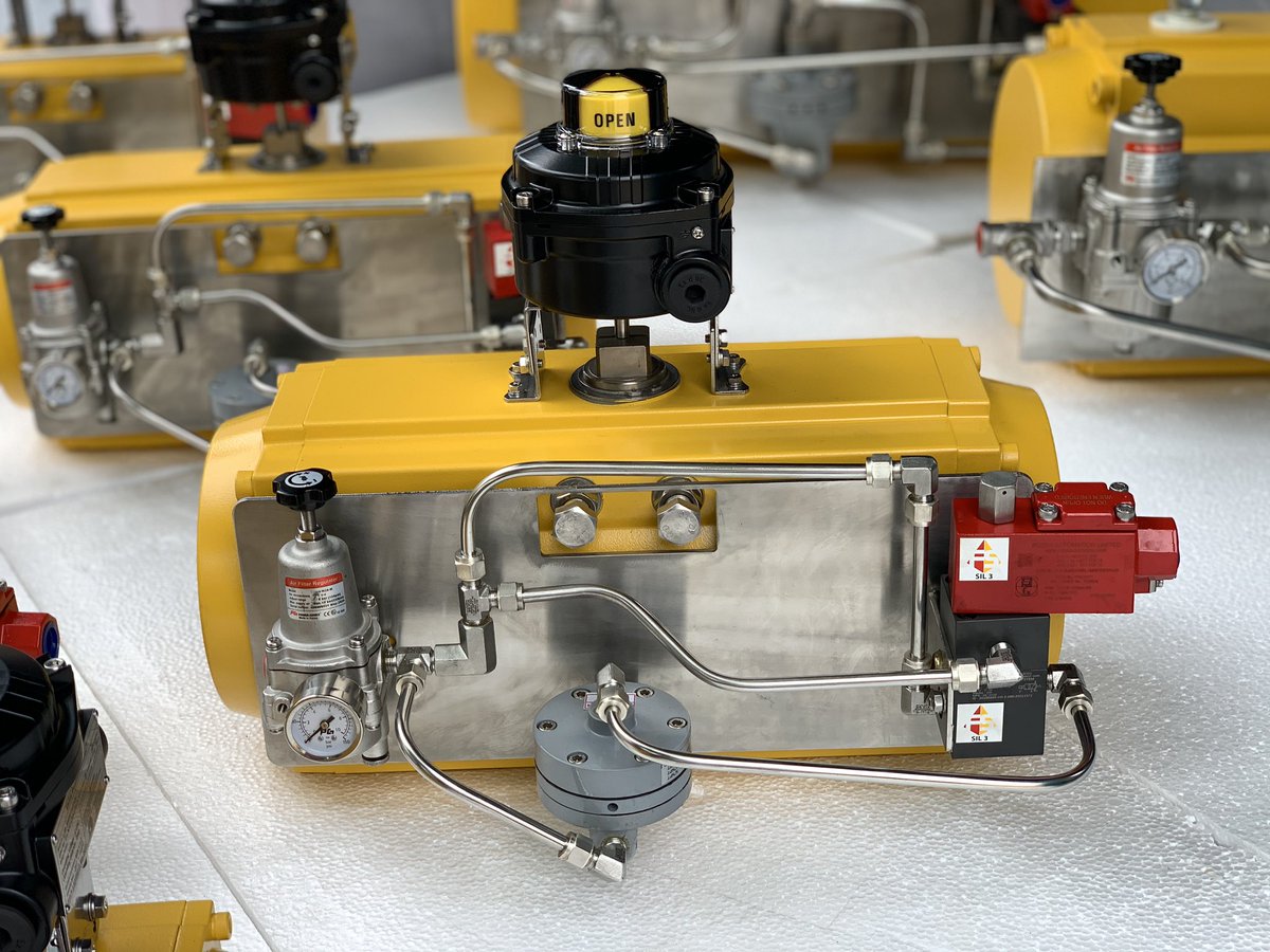 elgercontrols's tweet photo. Pneumatic actuator with quick operation for emergency shutdown valve #pneumaticactuator #actuator #valve #valveautomation #solenoidvalve #controlvalve #ballvalve #butterflyvalve @valve @actuator @solenoidvalve https://t.co/k6LUBqLFBJ