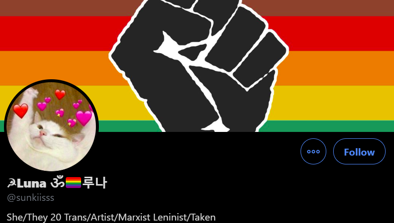 Part 16/ **COMMUNISM, MENTAL DISORDERS and HOMOSEXUALITY are RELATED - Thread exposes thisLeft: Marxist-Leninist, Hammer&Sickle Trans and Lesbian? (Homosexual)Right: Marxist-Leninist, Transsexual, Pronouns, LGBT Flag, BLM Fist