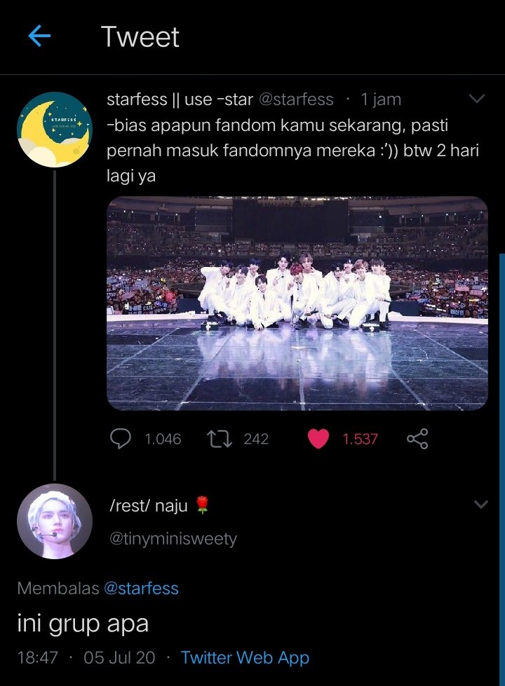 hooniewoonie's tweet photo. Ternyata kita udah masuk di masa ini ya?? masa dimana ada pertanyaan "mereka grup apa?" ☹️ https://t.co/MenUHB8tpK