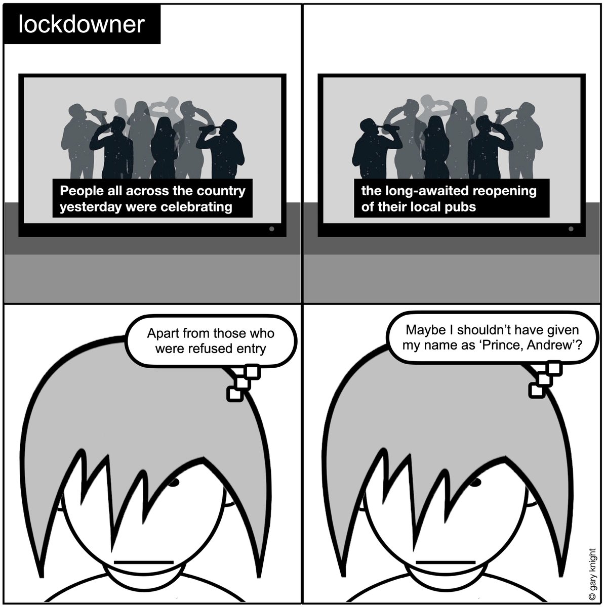 garylebone's tweet photo. Support your local pub. Resist those daft fake names.
#lockdowner #lockdown #lockdownlife #coronavirusuk #lockdownuk #comics #comicstrips #Covid19UK #ComicsForQuarantine #humour #cartoons #StayAlert #pubs #PubsOpening #PubsReopening #WelcomeBackPubs #EnjoySummerSafely https://t.co/pM0uk2HLIC