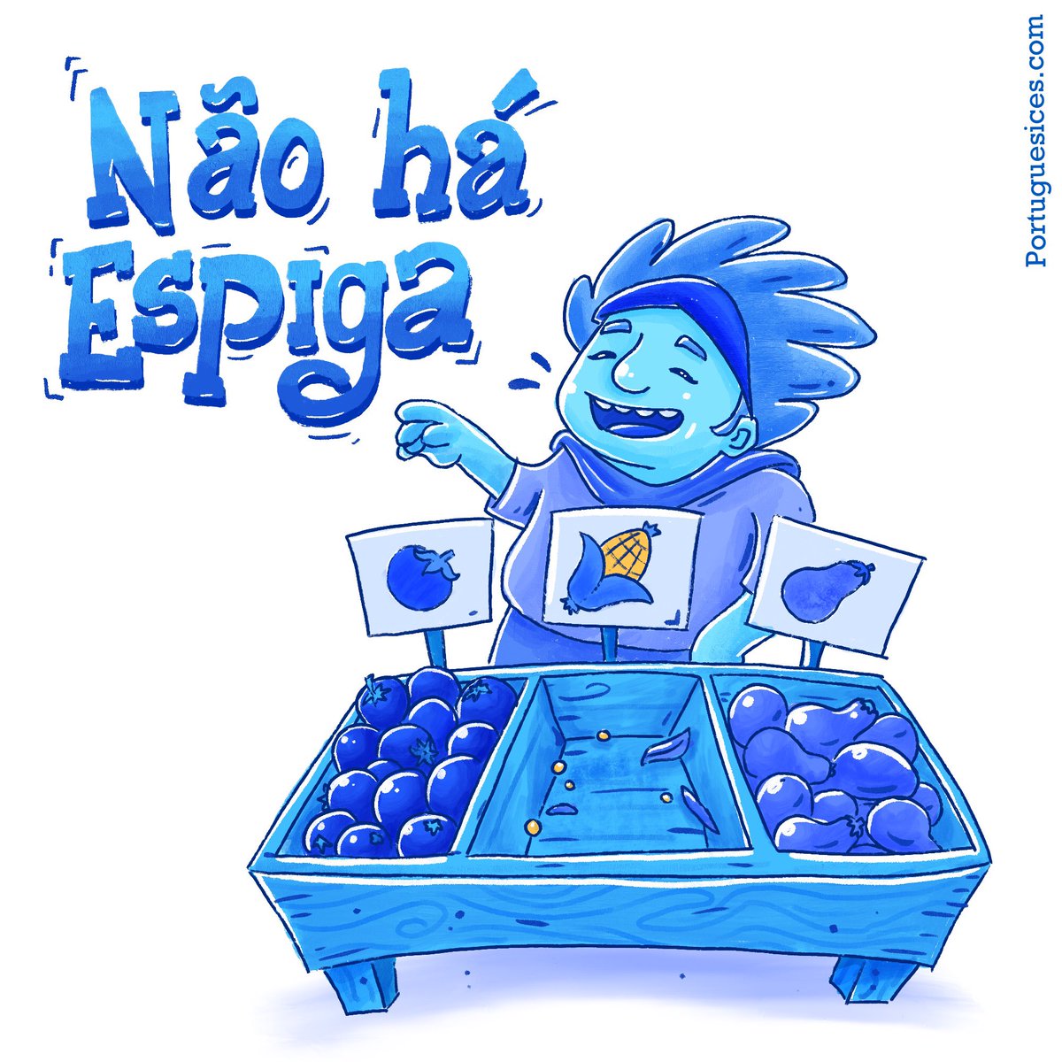 Portuguesice's tweet photo. 🇵🇹 Não há espiga.
🇧🇷 Tudo bem, não tem problema.
🇬🇧 It’s ok, there’s no problem.
_
#portuguesices #naohaespiga #noproblem #semproblema #learnportuguese #portugallovers #portugal https://t.co/LShWAJity0