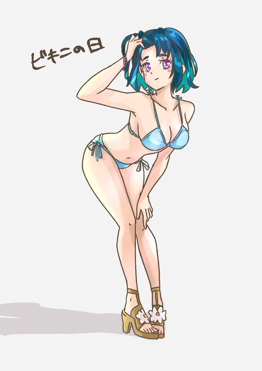 「#ビキニの日 #イラスト #お絵かき #落書き 」|G-birdのイラスト