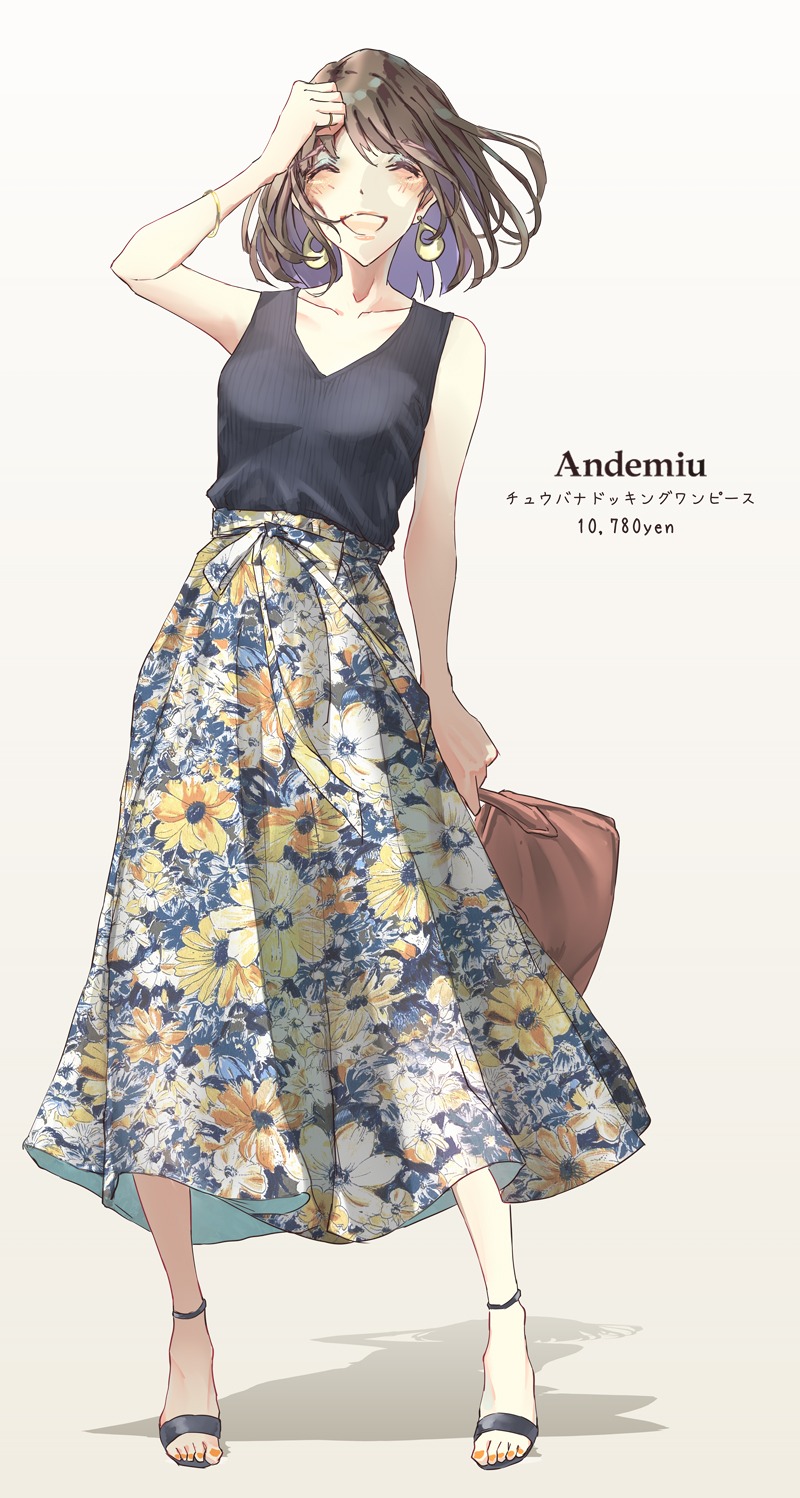 しんたろ 新刊委託中 先日妻と買いに行った服が可愛かったのでイラスト化 珍しくスカート描いた T Co Qgulejlqzo Twitter