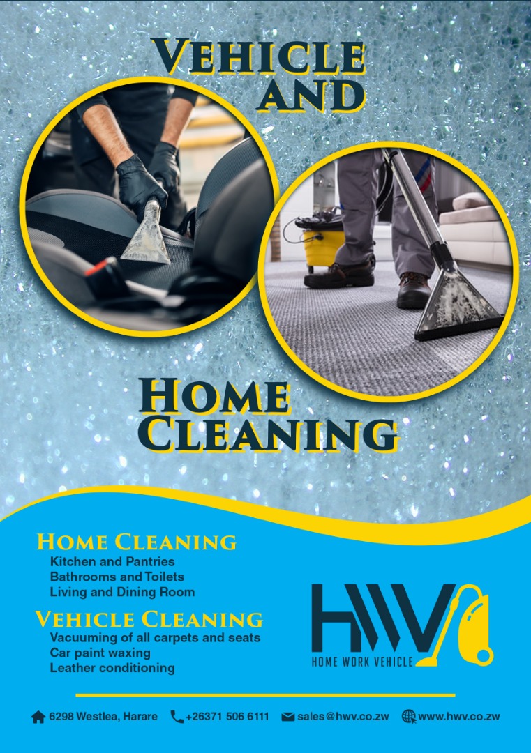 HWVCleaning's tweet photo. Reliable and efficient vehicle and home cleaning service in #Harare. Message Hwv Cleaning on WhatsApp. https://t.co/rcvR4I8khx @iMisred https://t.co/67CMQpt00T #redmarketsunday #redmarketsundayextension https://t.co/7nS9LeBUDD