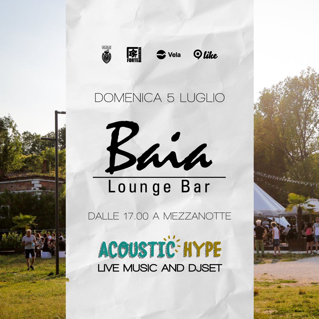 strictlytuby's tweet photo. TRA POCO IN BAIA DEL FORTE!
Dalle 17.00 Live Music and Djset https://t.co/aFjhRbalVI