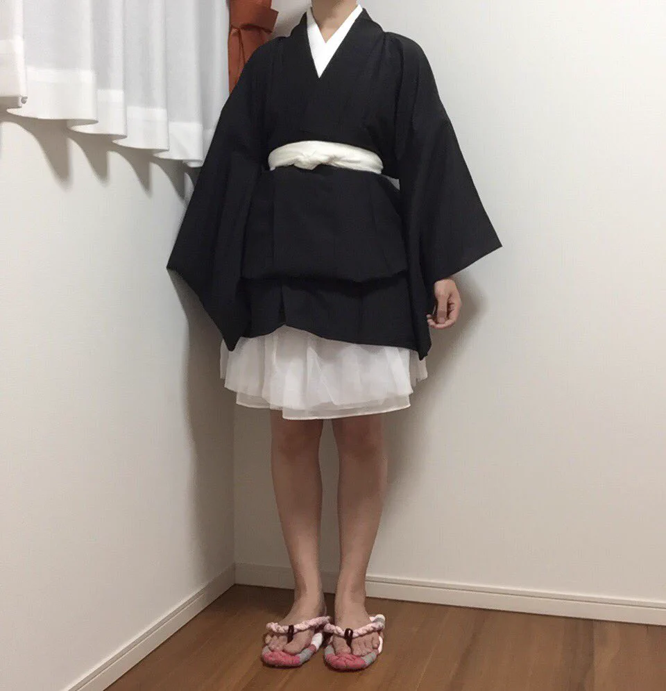 これは一休さん…！完成した着物のリメイクが完全に一致…