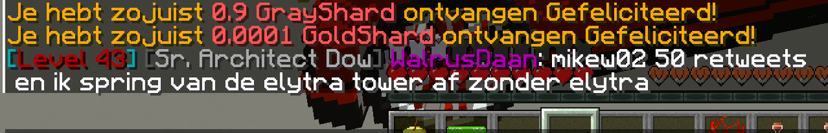 mikew02MT's tweet photo. 50 rt's en @DaanWalrus springt van de elytra tower zonder elytra! RT!!! https://t.co/h8TxwWRVju