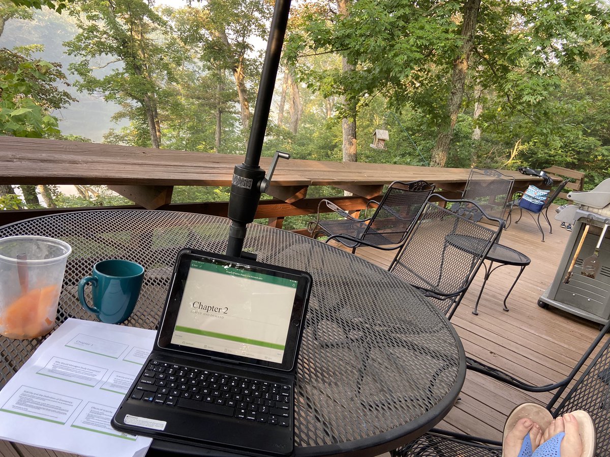 FarmGirl76's tweet photo. Why yes. I am up studying for yet another MBA class on Sunday morning. But it’s at a very secluded lake house that was a beautiful reprieve for the long weekend.
#mbamom #4thofjuly #stillsocialdistancing https://t.co/oN58PjAkNg