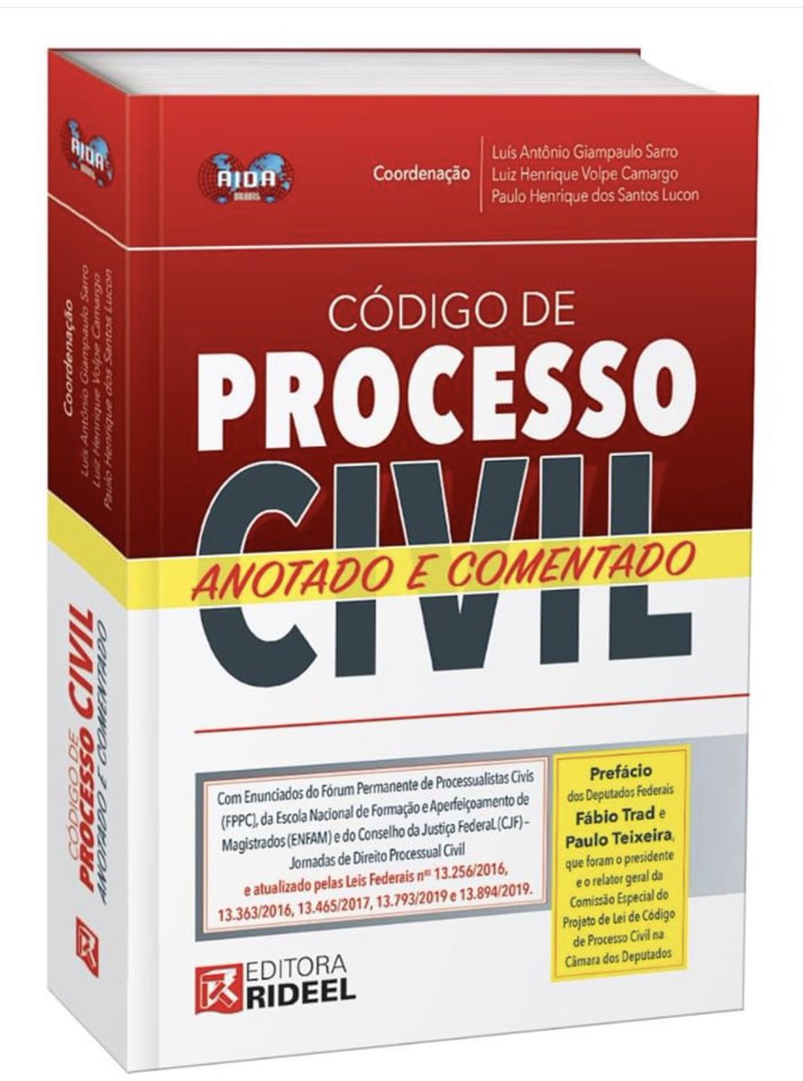PauloLucon's tweet photo. Saiu! CPC anotado e comentado! Parabéns a todos que participaram do projeto e aos co-coordenadores Luis Giampaulo Sarro e Luiz Volpe Camargo! https://t.co/R5ZizHon5f
