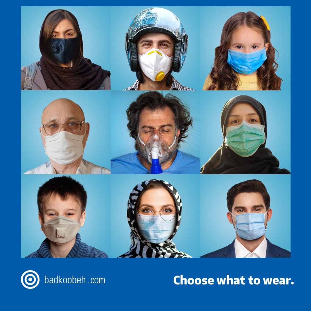 Badkoobeh's tweet photo. The choice is yours. Choose which one to wear.
#coronavirus https://t.co/bVoda3Rnwl