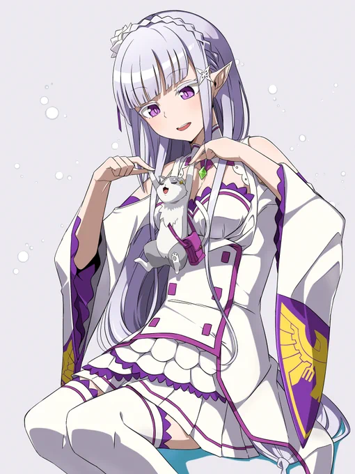二期記念エミリア
#リゼロ 