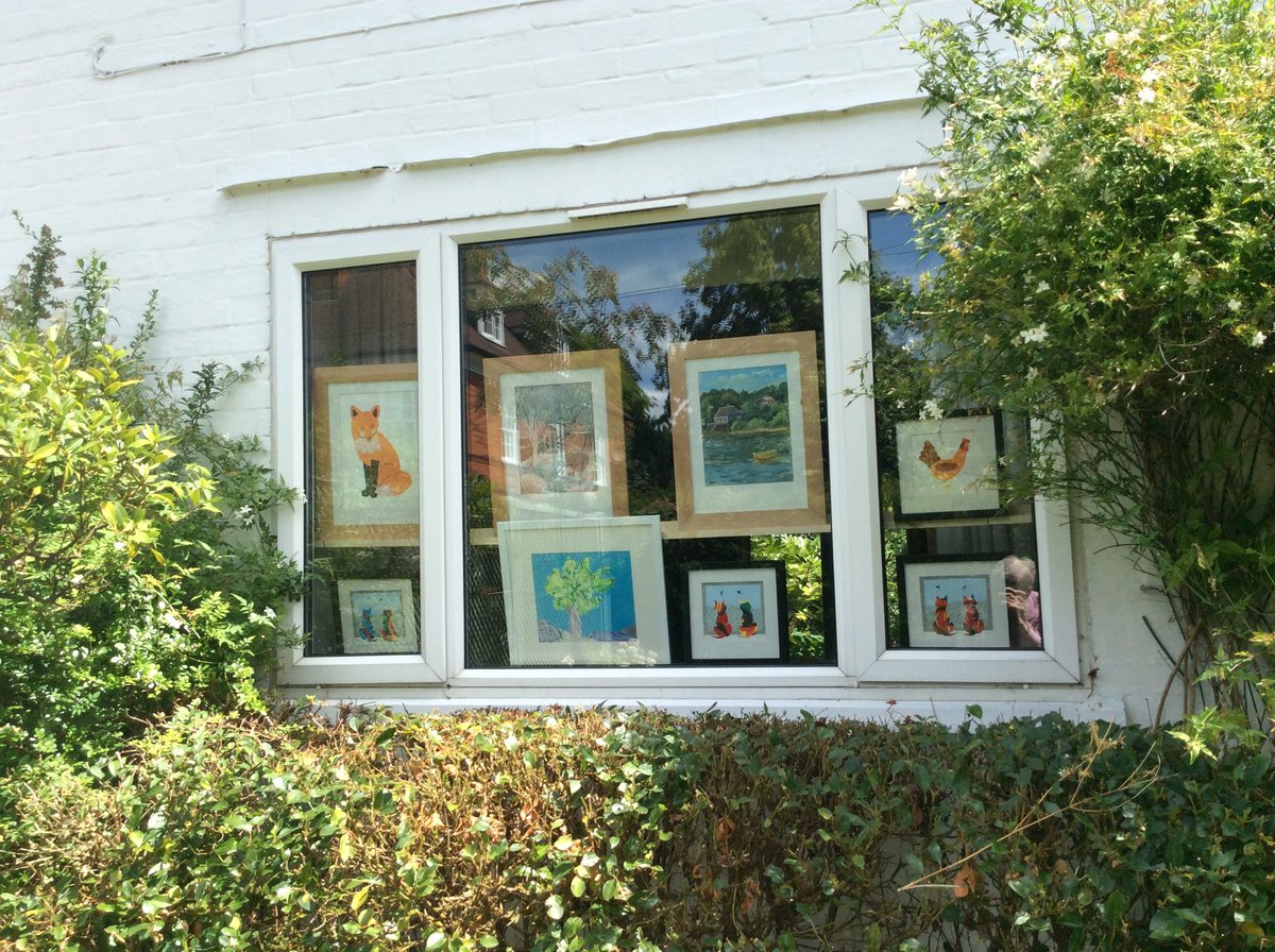 My second window for Cambridge Open Windows.  29 Selwyn Gardens 
#COSart2020