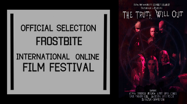 MyIndieProd's tweet photo. THE TRUTH WILL OUT by @HuntJesshunt &amp; @MyIndieProd feat. artist @SamMasonBell is an Official Selection at Frostbite International Online FF 2020!
Trailer: https://t.co/TwGtfnIr7c
@trashartsfilm @moreofwag @Horror_Retweet @PromoteHorror @SpreadtheHorror @MrHorror @PromotionHorror https://t.co/kYqnwCpDN1
