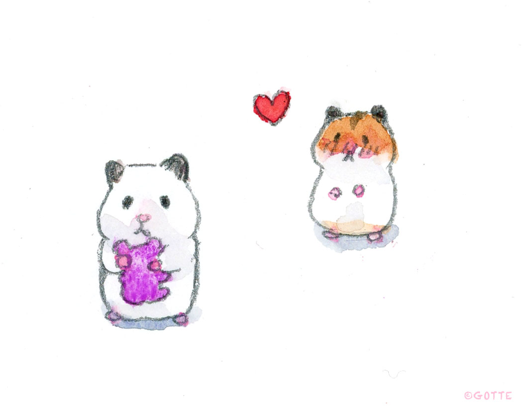 「ちゅき 」|GOTTE🐹HamsterPainterのイラスト