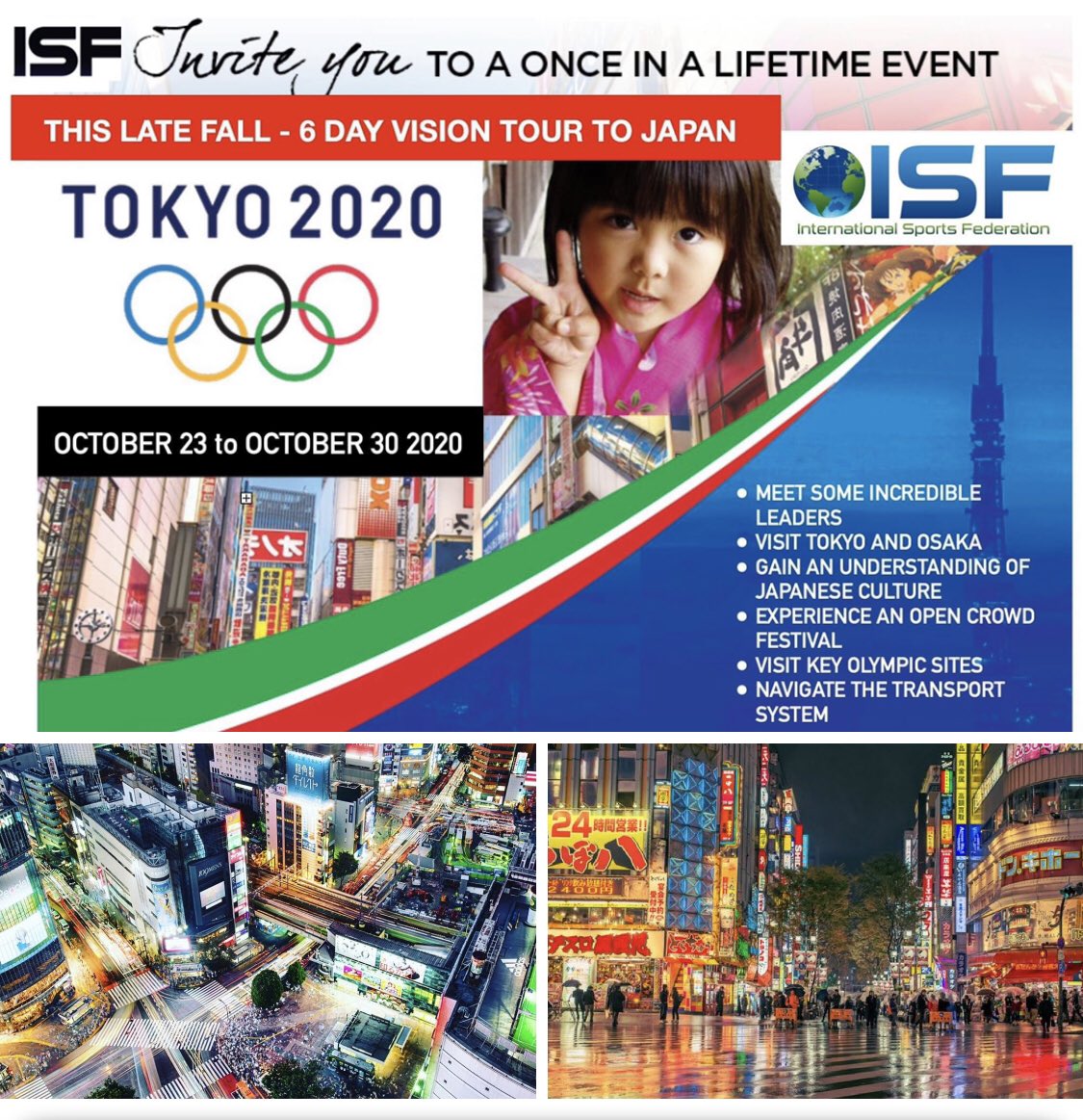 missionolympics's tweet photo. So the Olympics are now next summer just ONE YEAR away...want to bring a team? As we begin to lift our heads...want to join me and gain a strategic grasp of Japan? ..have a few days for a trip to Japan before Thanksgiving?(Oct 23-30) in the meantime visit https://t.co/CC1InsL66P https://t.co/MsGMxu0CjL