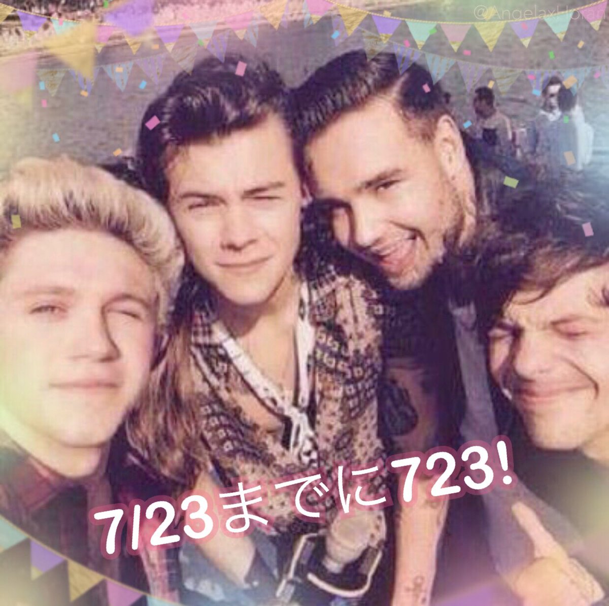 AngelaxHoran's tweet photo. ❣️目指せ！7/23 までに 723 人❣️
Twitterで723人のフォロワーさんが欲しいなぁというツイートを見かけますが、少しでも力になりたいです！このツイートにリプして、Dirさんみんなで繋がりませんか？！💌
#10YearsOfOneDirection 
#Happy10Years1DfromJapan https://t.co/1ba5sgZUhk