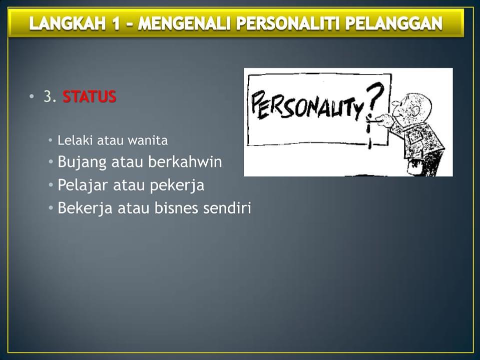 gentayanganmaya's tweet image. JANGAN HENTAM KROMO.MENJUAL KENA IKUT KATEGORI?
Nak jual jangan main hentam. Ada kategori statusnya yang perlu dilihat. Sebenarnya bukan memilih siapa pelanggan kita tetapi kategori ini membantu untuk kita lebih kenal kaedah menutup jualan yang sesuai.
#Adeacademy
#CikguRimau🐯