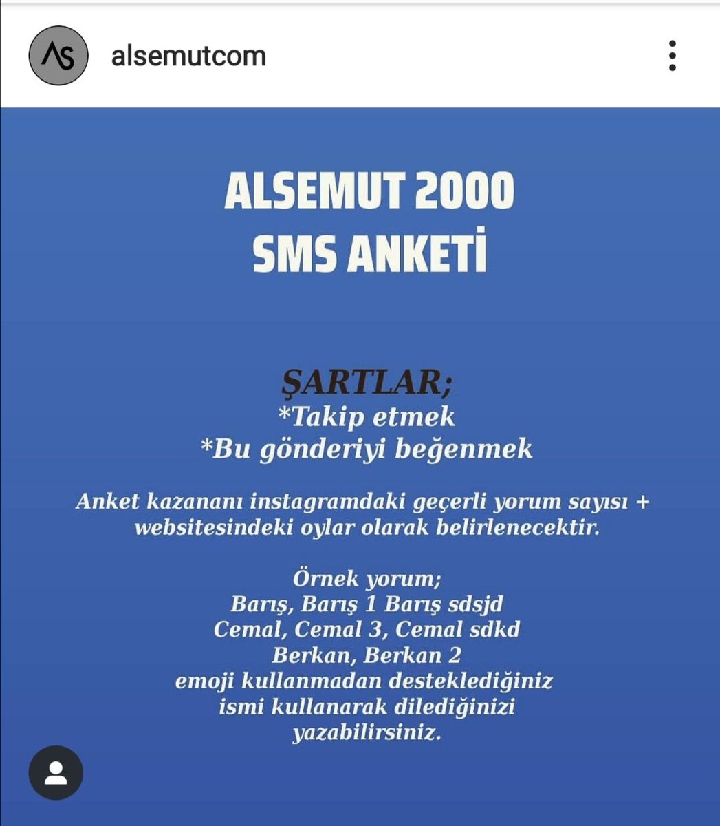 Anket artık burdan devam ediyor rt yapın #bmyfc