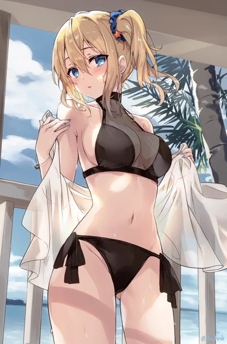 これからも水着絵描いていきたいです?? #ビキニの日 