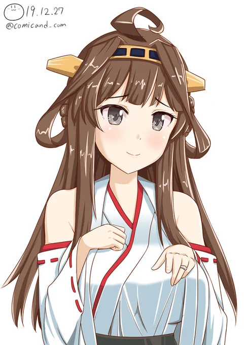 #これを見た人は金剛ちゃんをTLに放流しよう 

こんごうちゃんなら任せておいて!
でも、描くのは得意じゃない( ˘ω˘ )

#艦これ #艦隊これくしょん 
#金剛 