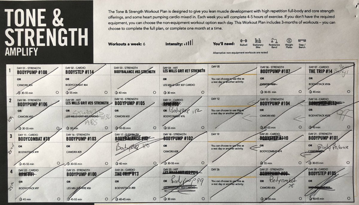 juleebarrett's tweet image. Month 1 done! 💪