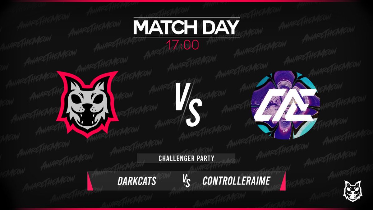 DarkcatsE's tweet image. ¡Gatitos que hoy Jugamos la final de @ChallengerParty!

🕓 17:00

⚔️ @ControllerAimR6 

📺 twitch.tv/challengerparty

¿Os lo vais a perder?

#AwareTheMeow 😼