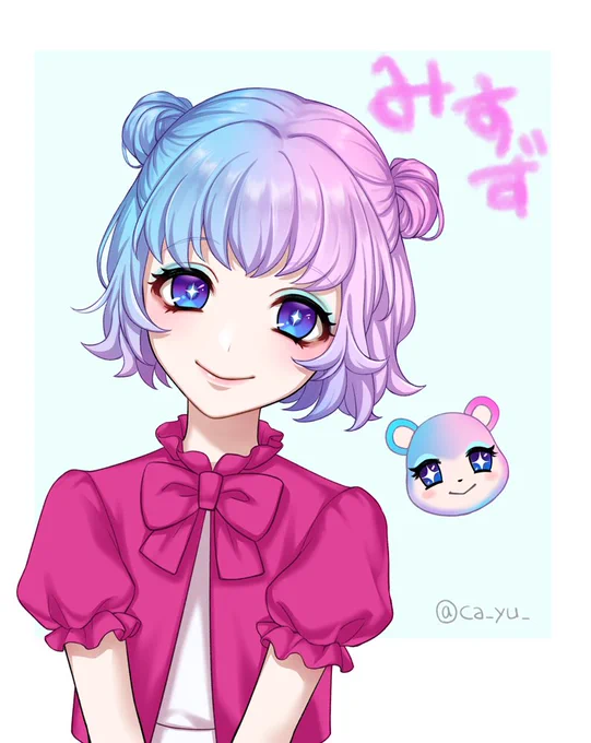 ※あつ森擬人化
⑨
みすずちゃん、シュバルツくん 