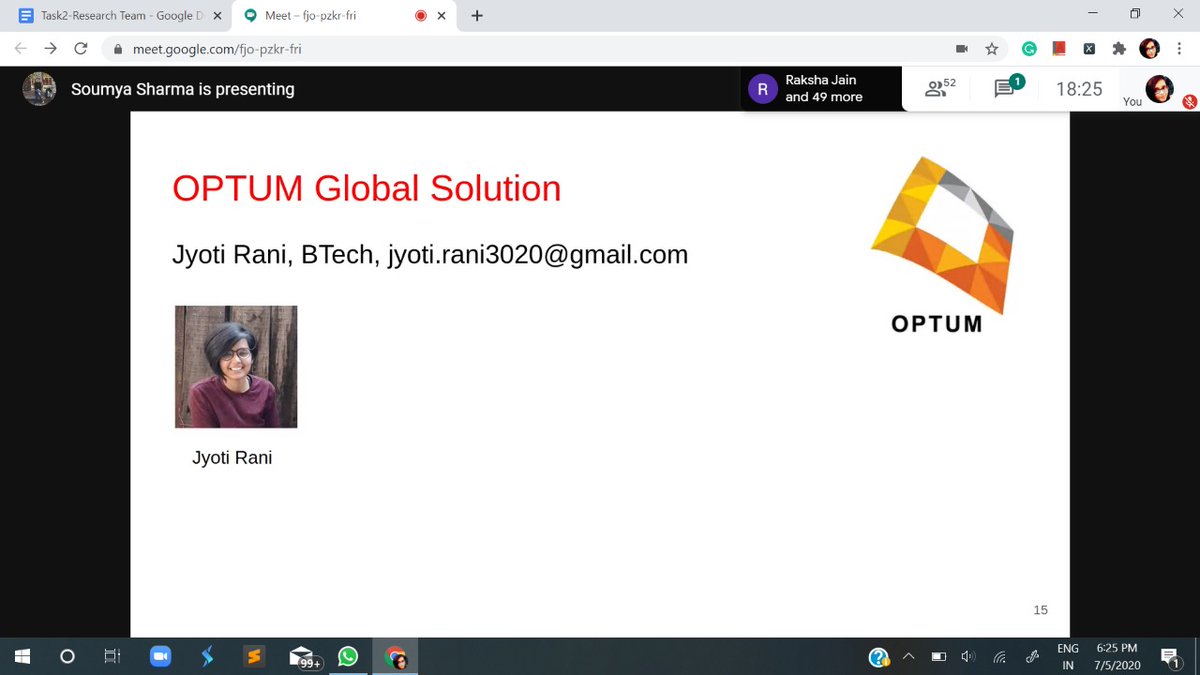 AcmIgdtuw's tweet photo. #OptumGlobalSolution with Jyoti Rani! https://t.co/Oi6uKJmRmq