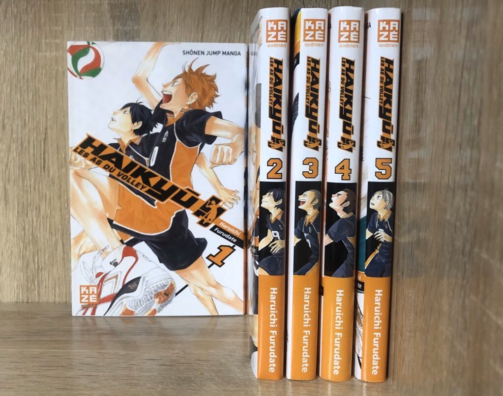 𝐇𝐀𝐈𝐊𝐘𝐔𝐔petit manga de sport pas très connu..... j'ai les tomes 1 à 5.