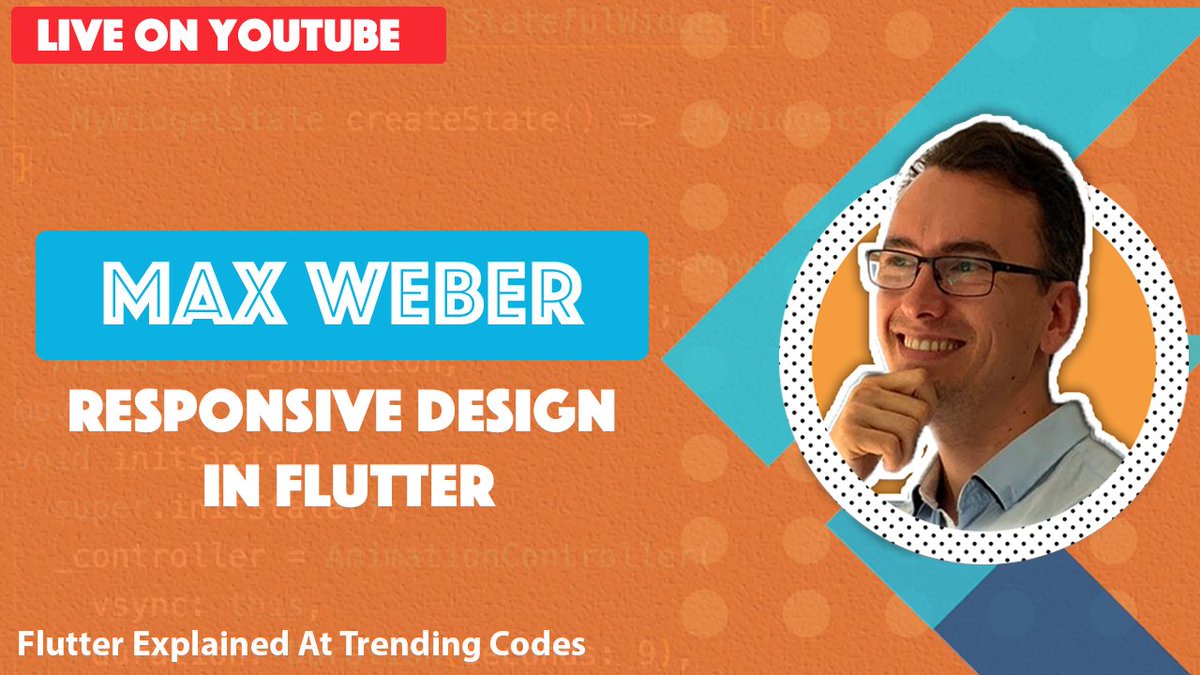 voidnen's tweet image. We will be live in an hour on youtube with Max Weber @flutter_exp #Flutter
Link : youtu.be/e0Cyi4A8w_E