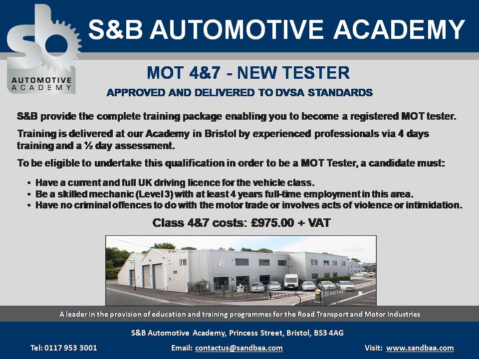 SandBAuto's tweet photo. With the recent DVSA announcement regarding MOT extensions, ensure you have enough testers to cope with demand. We have added MOT training dates in July and August due to demand. Spaces are filling fast.
#DVSA #MOT #AutomotiveTraining #Automotive #GarageTraining #Motorcycle https://t.co/P59GEF6EBD