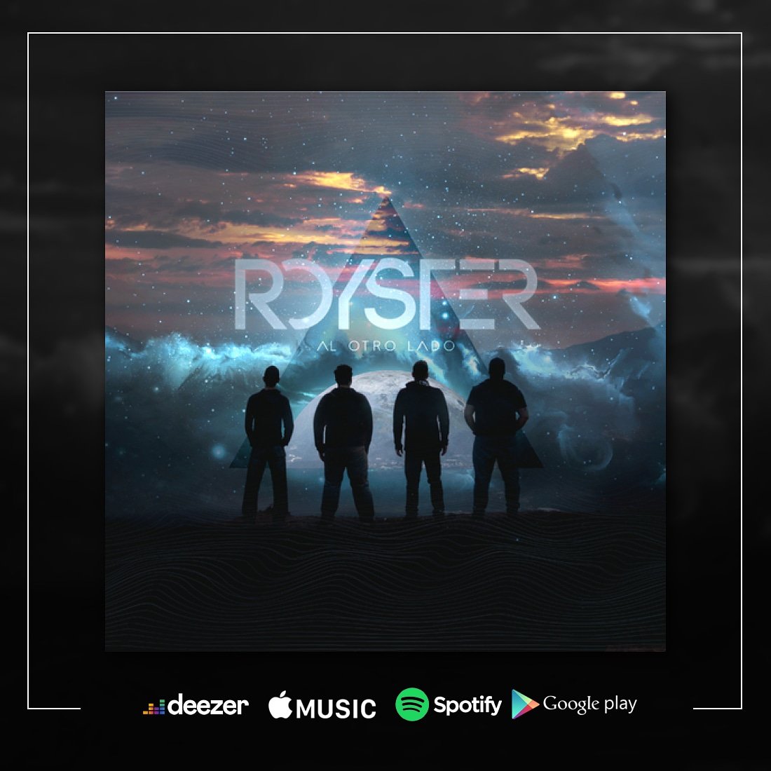 roysterband's tweet photo. Al Otro Lado - Disponible Ya! En todas las plataformas de venta y streaming musicales 

#AlOtroLado #cosmico #royster #music #band #rock #venezuela #españa #banda #musica #nuevoalbum #merida #meridarock #barcelona #noestassolo #julio #space #sky #instamood #espacio #estrellas https://t.co/HHd29XuxXu