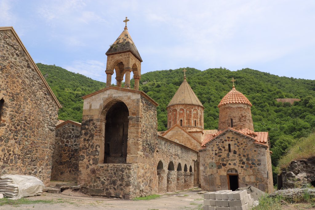 naghdalyan's tweet image. Magnificent #Dadivank, one of the most beautiful churches of #Artsakh/#NagornoKarabakh