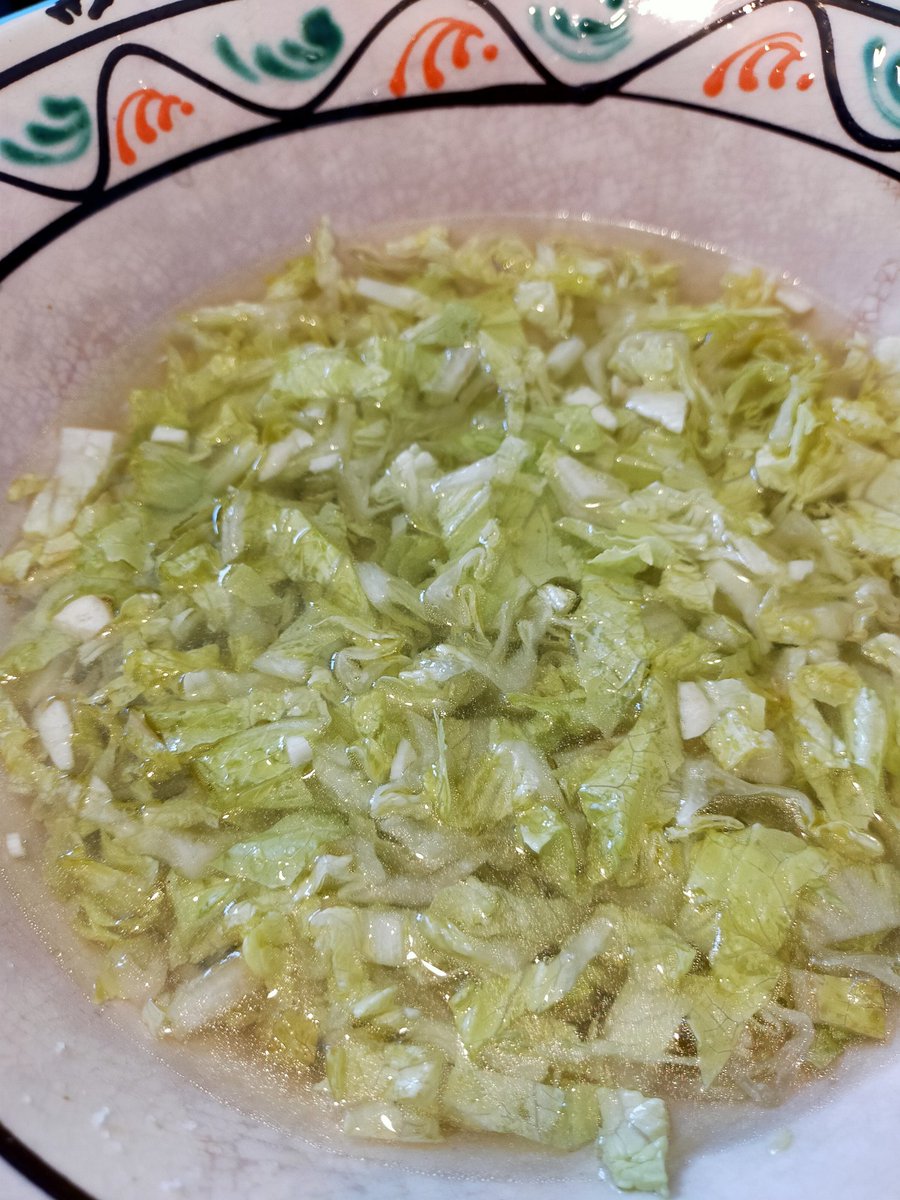 #Ensalada con caldo
Típica del mes de Julio☀️👌🏼