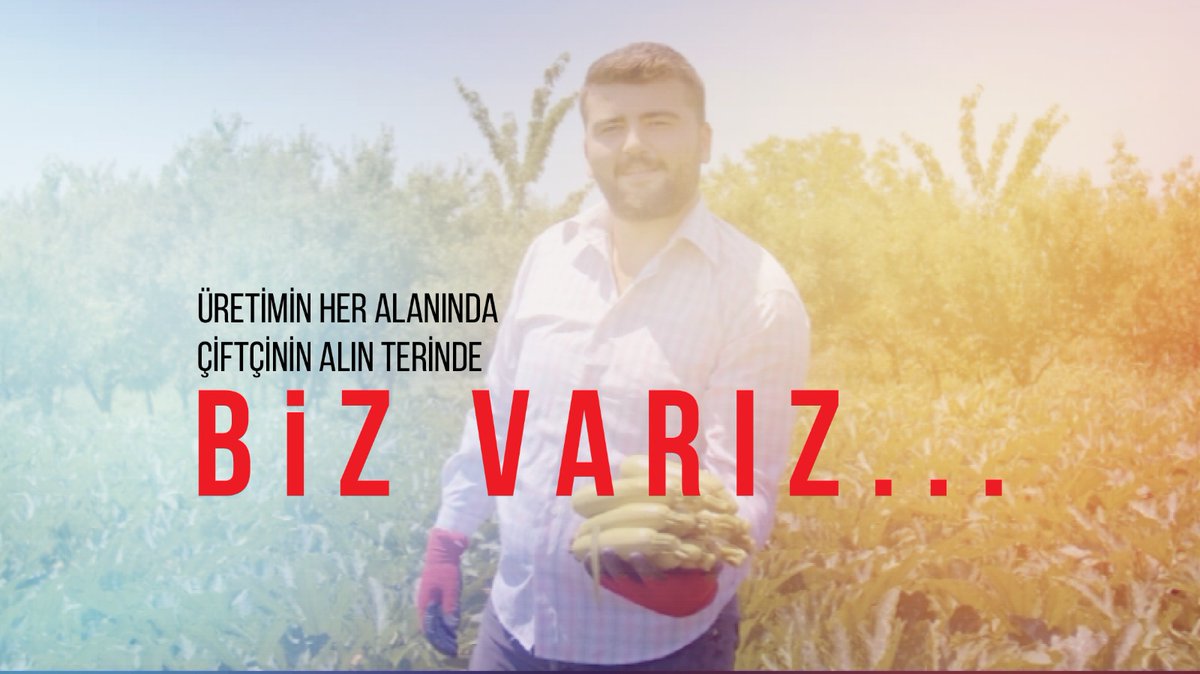 Biz varız  #ÇiftçimizMilliDeğerimiz