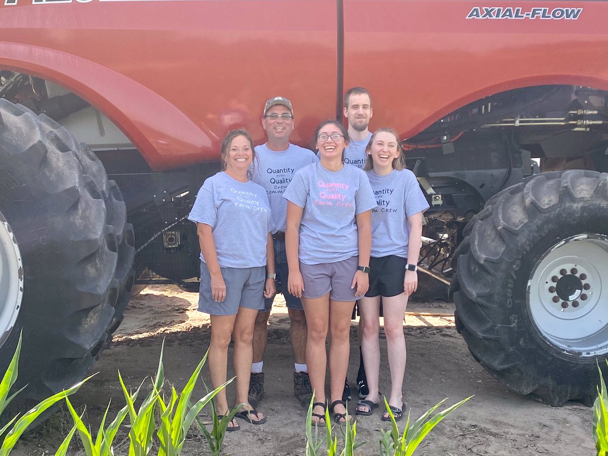 tc61960's tweet photo. Wheat harvest is close.  Did a little test cutting yesterday and it still needs another day or two to dry.  My harvest crew made some t-shirts that are very fitting!  This should be interesting at  the least! @peitzensen @ChristensenNo @karri_jayne @APPeitz https://t.co/pEf9n3kzal