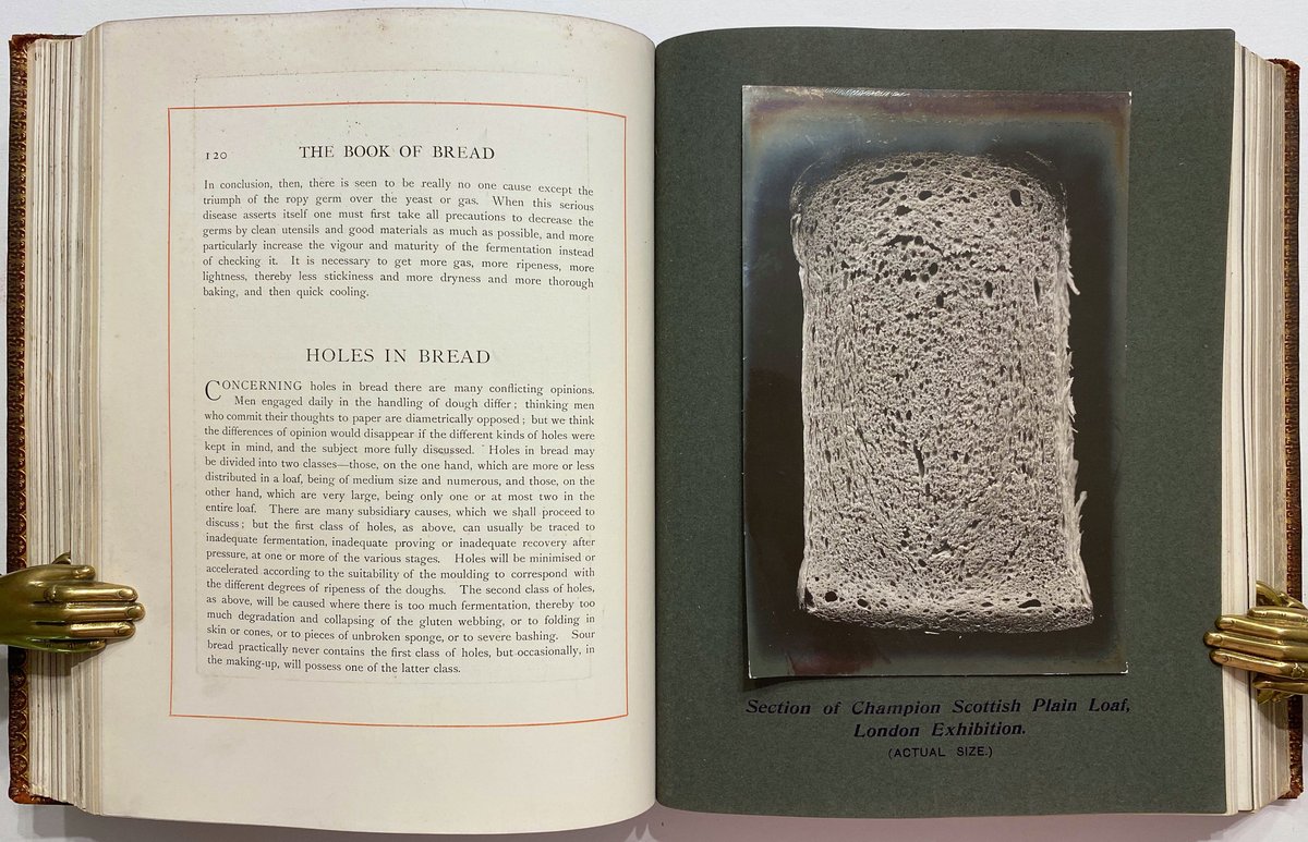 'The Book of Bread' was a technical guide for commercial bakeries, but looking at the photographs now, more than a century later, they have the quality of found art. The trade edition has printed versions of the photos, the deluxe ed. has the original silver bromide prints. 2/6