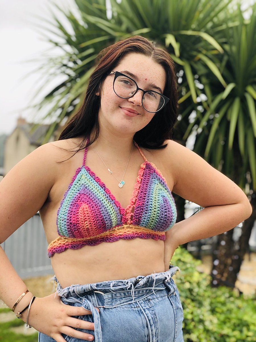 JadeDriscoll10's tweet photo. Haven’t blessed twitter for a while with my bralets so here u go xxx because the best person to promote ur business is urself xo @ceriacrochet on insta &amp; also on asos marketplace https://t.co/qEDyoolyAo 💙 https://t.co/VgqrBxiwz9