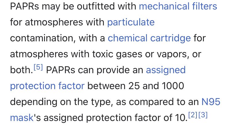 You can’t just expect people to go from normal life to taxing their body 8 hours a day and think it’s going to beIt’s why the pro’s use PAPRs - higher protection + cool breeze on your face.It’s common for emergency rooms to have these for pandemic response, btw.